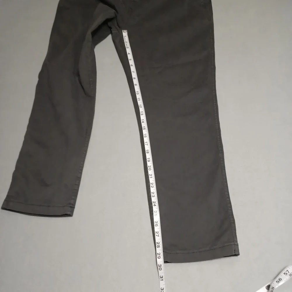 George Pants Mens 40x30 Grey Slim Straight Chino Cotton Stretch GM08467